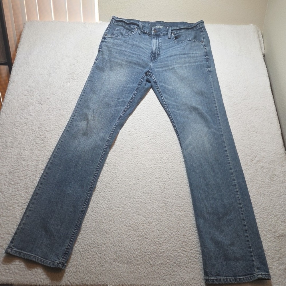 Cody James Light Wash Blue Jeans Men's Size 40X34 Western Cowboy Stretch